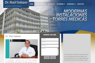Página web Dr. Raul Salazar