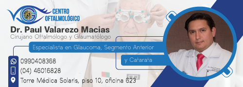 DR. PAUL VALAREZO MACIAS - GLAUCOMATOLOGO